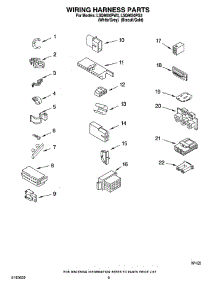 06 - Wiring Harness Parts parts for Whirlpool Washer LSQ9650PW3 from AppliancePartsPros.com