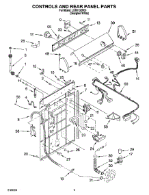 02 - Controls And Rear Panel Parts parts for Whirlpool Washer LSR5132PQ1 from AppliancePartsPros.com