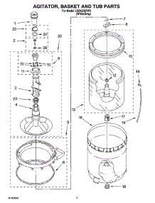 03 - Agitator, Basket And Tub Parts parts for Whirlpool Washer LSB6500PW3 from AppliancePartsPros.com