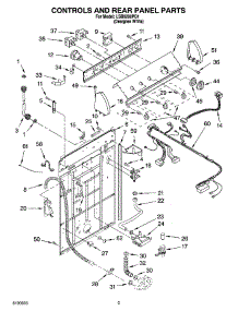02 - Controls And Rear Panel Parts parts for Whirlpool Washer LSB6200PQ1 from AppliancePartsPros.com