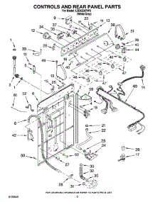 02 - Controls And Rear Panel Parts parts for Whirlpool Washer LSB6300PW3 from AppliancePartsPros.com