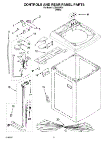 02 - Controls And Rear Panel Parts parts for Whirlpool Washer LCE4332PQ1 from AppliancePartsPros.com