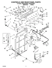 02 - Controls And Rear Panel Parts parts for Whirlpool Washer 7MGST9679PW0 from AppliancePartsPros.com