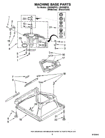 05 - Machine Base Parts parts for Whirlpool Washer LSN2000PG3 from AppliancePartsPros.com
