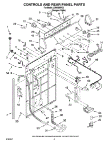 02 - Controls And Rear Panel Parts parts for Whirlpool Washer LSN1000PQ2 from AppliancePartsPros.com
