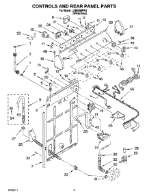 02 - Controls And Rear Panel Parts parts for Whirlpool Washer LSB6500PW2 from AppliancePartsPros.com