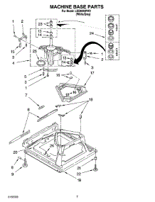 04 - Machine Base Parts parts for Whirlpool Washer LSQ9550PW2 from AppliancePartsPros.com