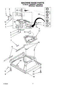 04 - Machine Base Parts parts for Whirlpool Washer LSQ9549PG2 from AppliancePartsPros.com