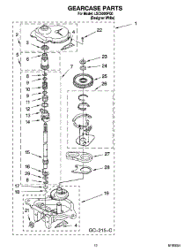 08 - Gearcase Parts parts for Whirlpool Washer LSC5000PQ0 from AppliancePartsPros.com