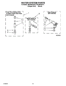 09 - Water System Parts, Miscellaneous Parts, Optional Parts (Not Included) parts for Whirlpool Washer 7MLBR8444PQ0 from AppliancePartsPros.com