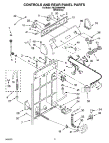 02 - Controls And Rear Panel Parts parts for Whirlpool Washer 7MLSC9000PW0 from AppliancePartsPros.com