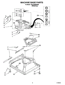 05 - Machine Base Parts parts for Whirlpool Washer 7MLSC9000PW0 from AppliancePartsPros.com