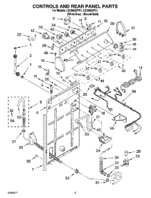 02 - Controls And Rear Panel Parts parts for Whirlpool Washer LSQ9650PG1 from AppliancePartsPros.com