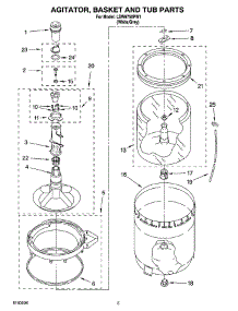 03 - Agitator, Basket And Tub Parts parts for Whirlpool Washer LSW9750PW1 from AppliancePartsPros.com