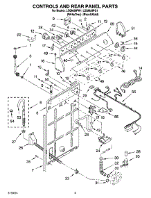 02 - Controls And Rear Panel Parts parts for Whirlpool Washer LSQ9659PW1 from AppliancePartsPros.com