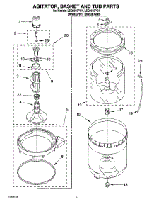 03 - Agitator, Basket And Tub Parts parts for Whirlpool Washer LSQ9660PW1 from AppliancePartsPros.com