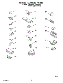 06 - Wiring Harness Parts parts for Whirlpool Washer LSN2000PW1 from AppliancePartsPros.com