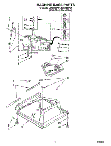 05 - Machine Base Parts parts for Whirlpool Washer LSN2000PG1 from AppliancePartsPros.com