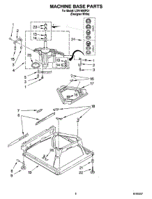 05 - Machine Base Parts parts for Whirlpool Washer LSN1000PQ1 from AppliancePartsPros.com