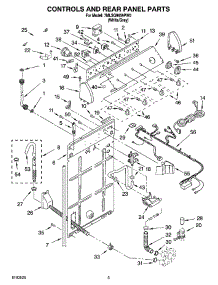 02 - Controls And Rear Panel Parts parts for Whirlpool Washer 7MLSQ9659PW0 from AppliancePartsPros.com