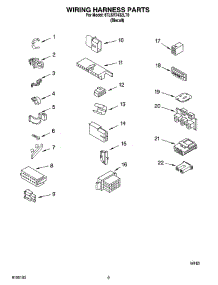 06 - Wiring Harness Parts parts for Whirlpool Washer 8TLSR7432LT0 from AppliancePartsPros.com