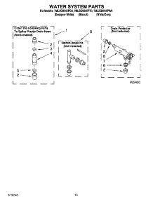 09 - Water System Parts, Miscellaneous Parts, Optional Parts (Not Included) parts for Whirlpool Washer 7MLSQ8545PQ0 from AppliancePartsPros.com