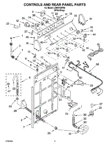 02 - Controls And Rear Panel Parts parts for Whirlpool Washer LSW9750PW0 from AppliancePartsPros.com