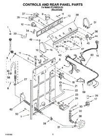 02 - Controls And Rear Panel Parts parts for Whirlpool Washer 8TLSQ9533LG0 from AppliancePartsPros.com