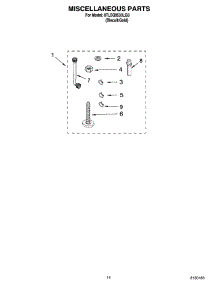 10 - Miscellaneous  Parts, Optional Parts (Not Included) parts for Whirlpool Washer 8TLSQ9533LG0 from AppliancePartsPros.com