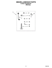 10 - Miscellaneous  Parts, Optional Parts (Not Included) parts for Whirlpool Washer 8TLSQ9545LW0 from AppliancePartsPros.com