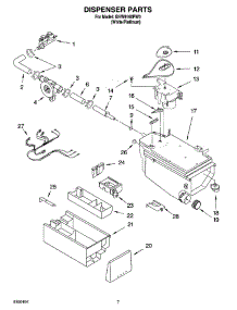 04 - Dispenser Parts parts for Whirlpool Washer GHW9160PW0 from AppliancePartsPros.com
