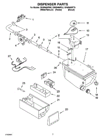 04 - Dispenser Parts parts for Whirlpool Washer GHW9400PW0 from AppliancePartsPros.com