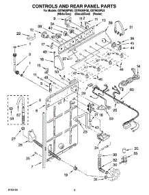 02 - Controls And Rear Panel Parts parts for Whirlpool Washer GST9630PW0 from AppliancePartsPros.com