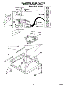 05 - Machine Base Parts parts for Whirlpool Washer LBR5432PT0 from AppliancePartsPros.com