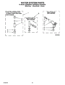 09 - Water System Parts parts for Whirlpool Washer GST9630PW0 from AppliancePartsPros.com