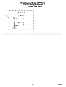 10 - Miscellaneous Parts Optional Parts (Not Included) parts for Whirlpool Washer LBR5432PT0 from AppliancePartsPros.com