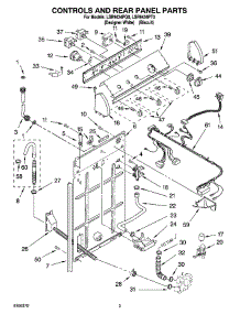 02 - Controls And Rear Panel Parts parts for Whirlpool Washer LSR9434PQ0 from AppliancePartsPros.com
