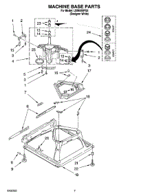 04 - Machine Base Parts parts for Whirlpool Washer LSB6200PQ0 from AppliancePartsPros.com