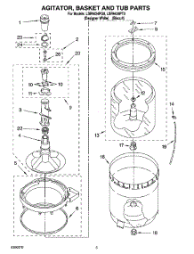 03 - Agitator, Basket And Tub Parts parts for Whirlpool Washer LSR9434PQ0 from AppliancePartsPros.com