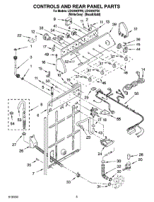 02 - Controls And Rear Panel Parts parts for Whirlpool Washer LSN3000PG0 from AppliancePartsPros.com