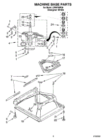 05 - Machine Base Parts parts for Whirlpool Washer LSW9700PQ0 from AppliancePartsPros.com