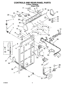02 - Controls And Rear Panel Parts parts for Whirlpool Washer LSN1000PQ0 from AppliancePartsPros.com