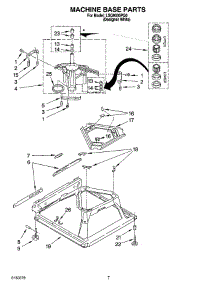 04 - Machine Base Parts parts for Whirlpool Washer LSQ9030PQ0 from AppliancePartsPros.com