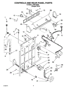 02 - Controls And Rear Panel Parts parts for Whirlpool Washer LSR5132PQ0 from AppliancePartsPros.com