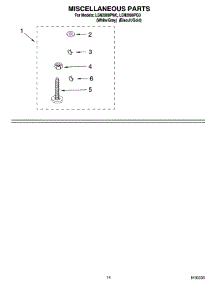 10 - Miscellaneous Parts Optional Parts (Not Included) parts for Whirlpool Washer LSN2000PG0 from AppliancePartsPros.com