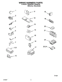 06 - Wiring Harness Parts parts for Whirlpool Washer LSQ9549PW0 from AppliancePartsPros.com