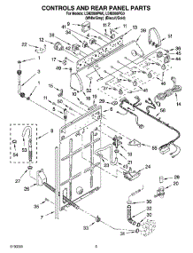 02 - Controls And Rear Panel Parts parts for Whirlpool Washer LSN2000PW0 from AppliancePartsPros.com