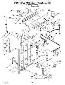 02 - Controls And Rear Panel Parts parts for Whirlpool Washer LSR7300PQ0 from AppliancePartsPros.com