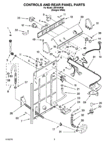 02 - Controls And Rear Panel Parts parts for Whirlpool Washer LSR7010PQ0 from AppliancePartsPros.com