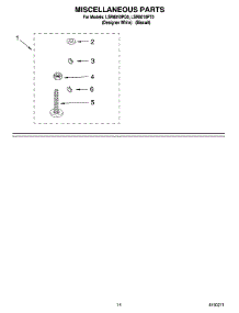 10 - Miscellaneous Parts Optional Parts (Not Included) parts for Whirlpool Washer LSR8010PQ0 from AppliancePartsPros.com